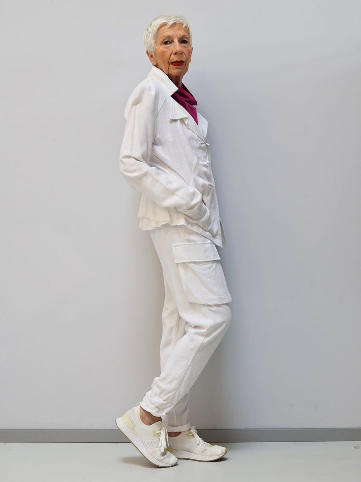Leinenhose mit Taschen