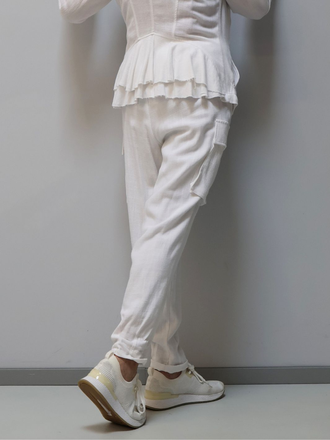 Leinenhose mit Taschen