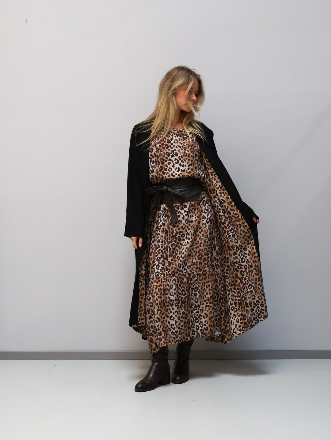 Kleid mit Volant
