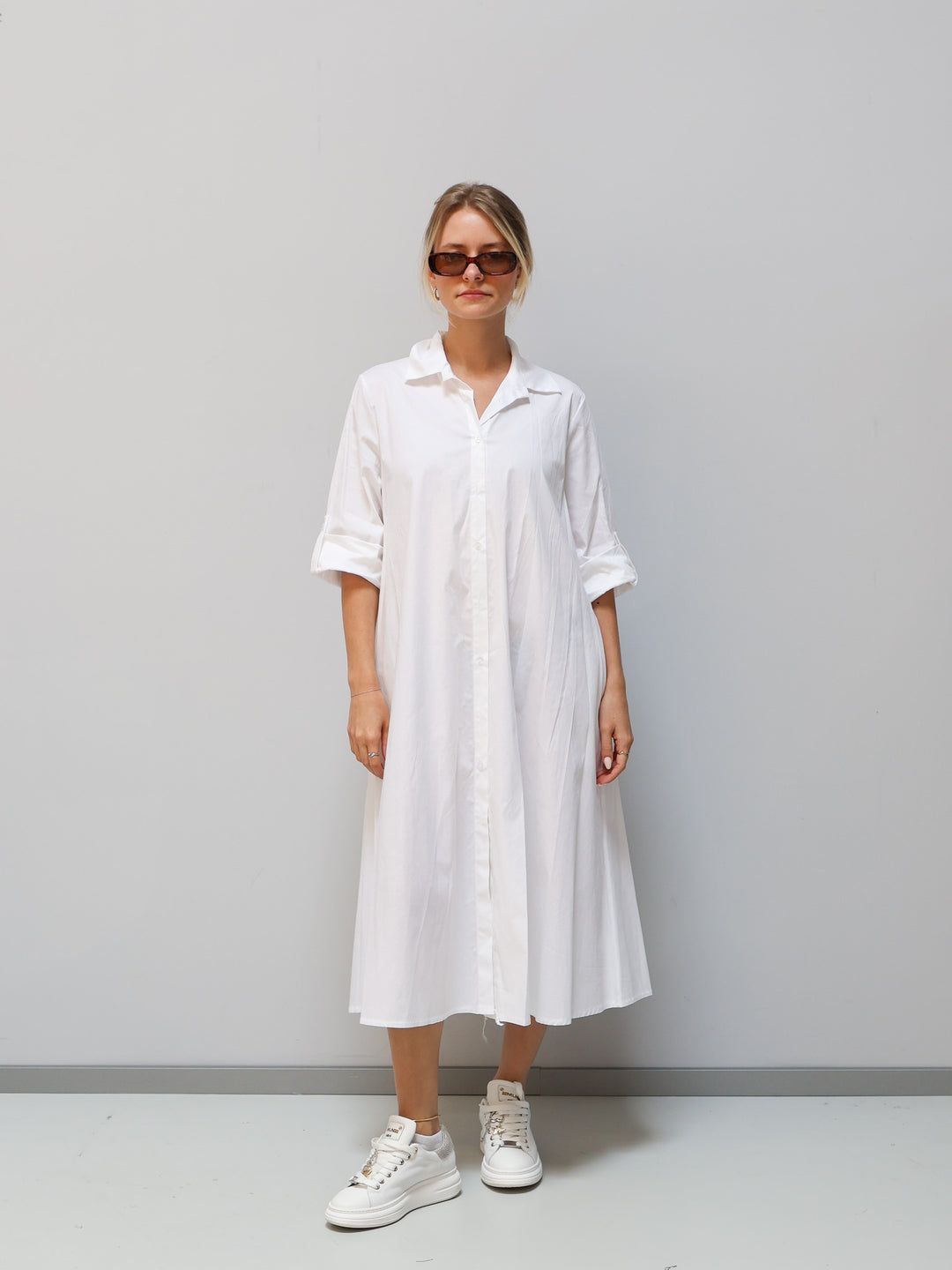 Blusen Kleid