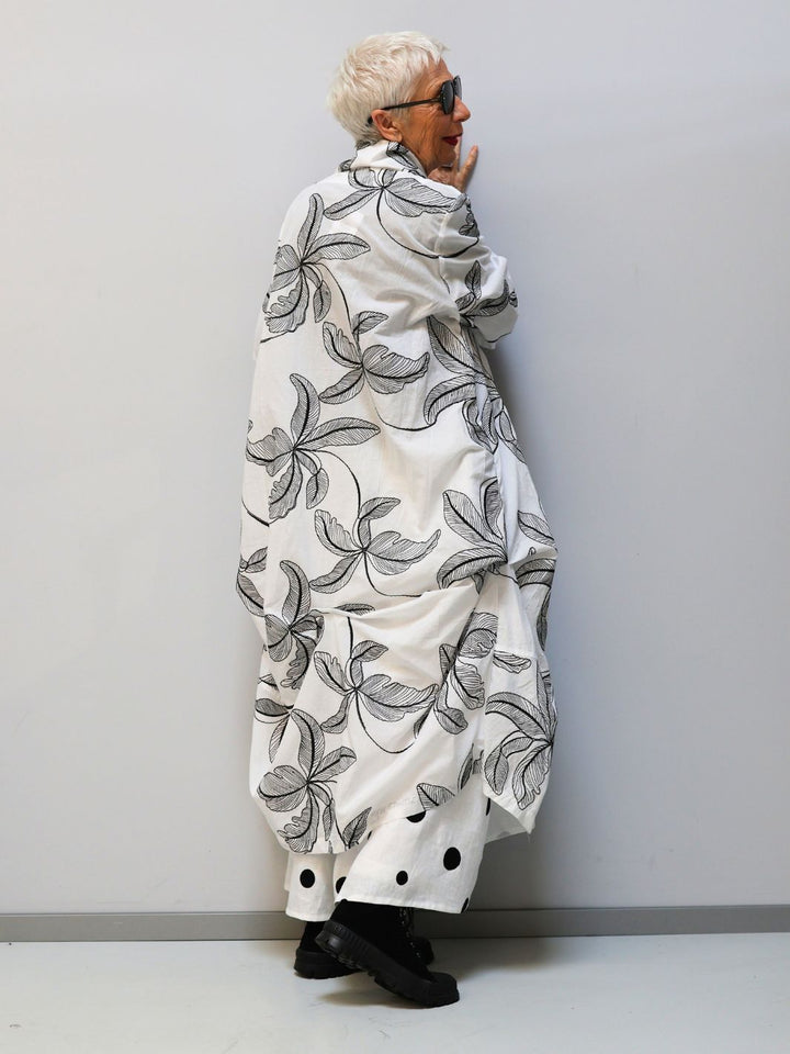 Leinen-Rock in Weiß