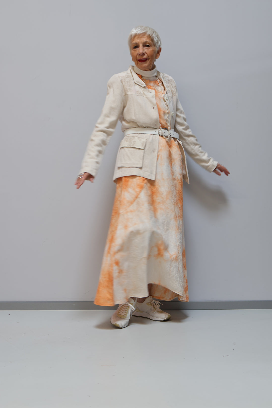 Kleid Orange