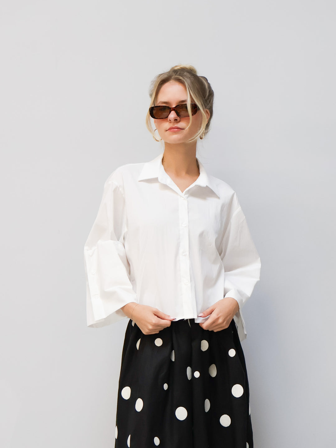 Kurze Bluse