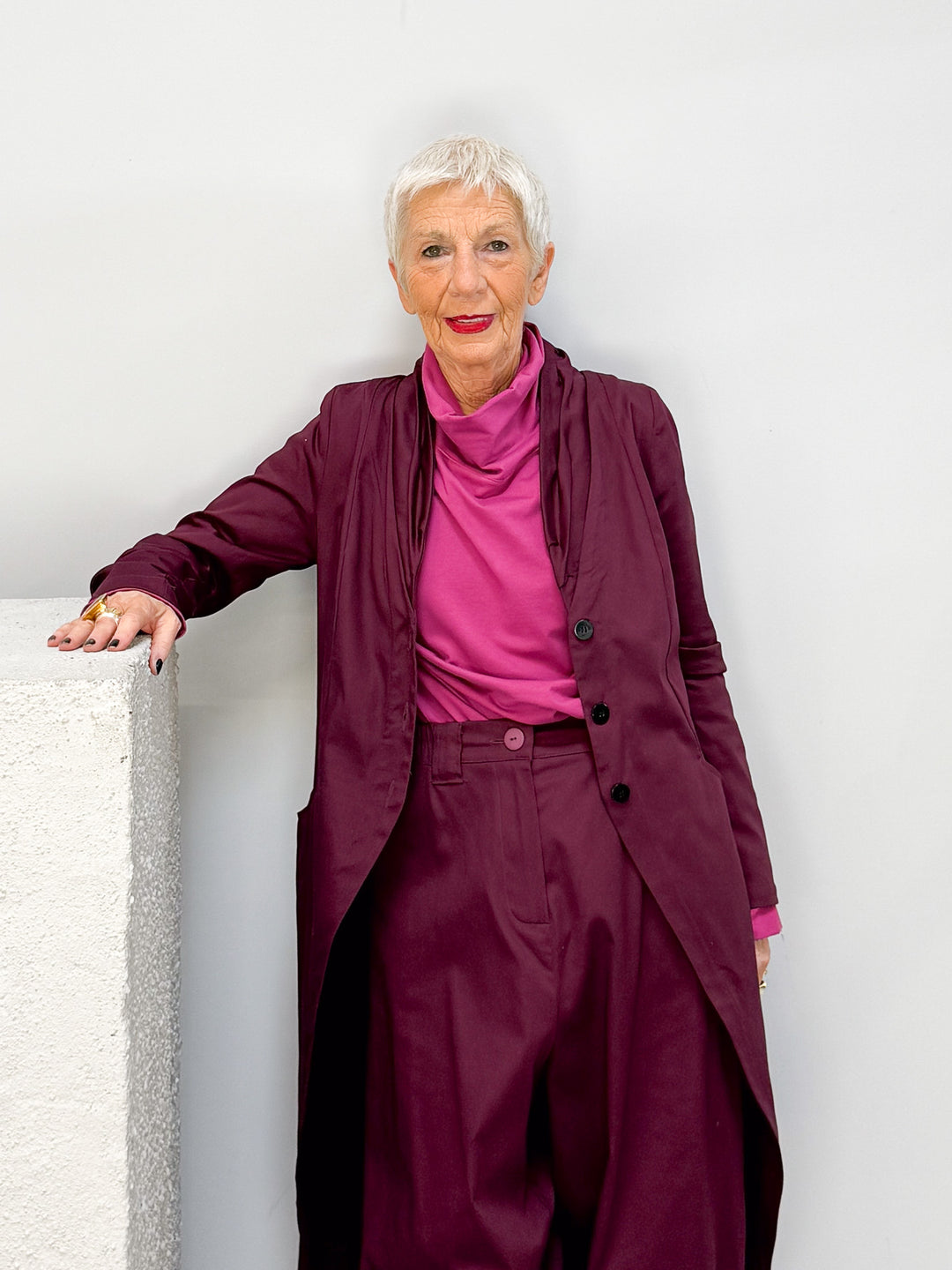 Frackmantel Brombeere