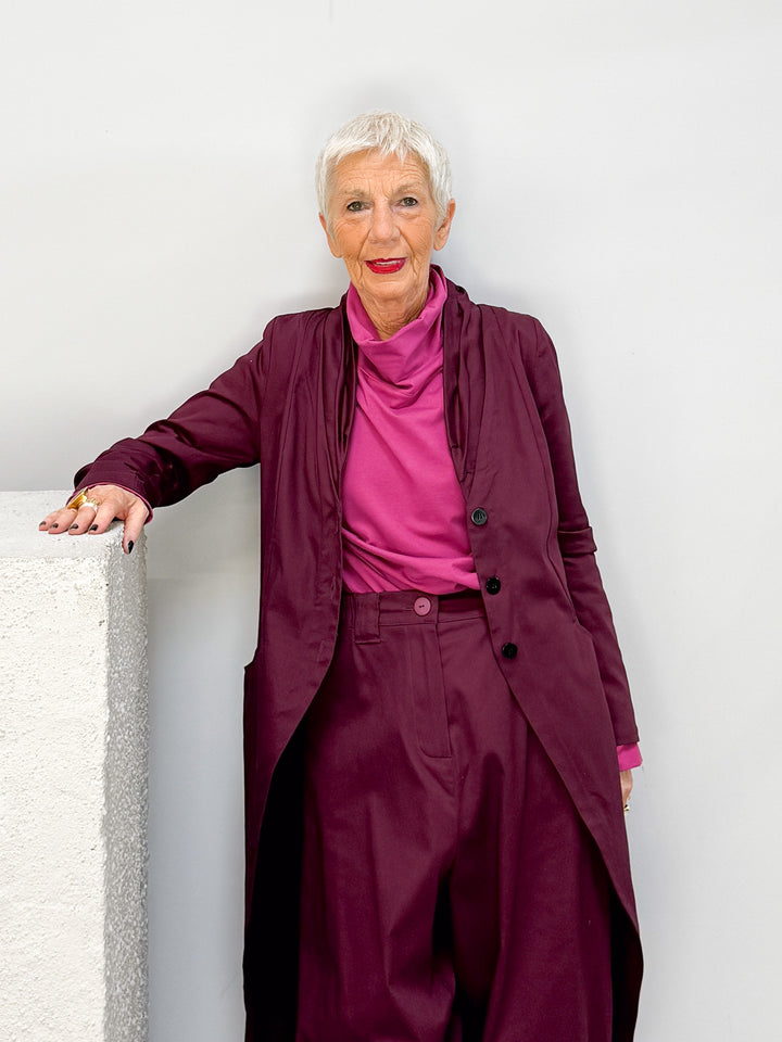 Frackmantel Brombeere