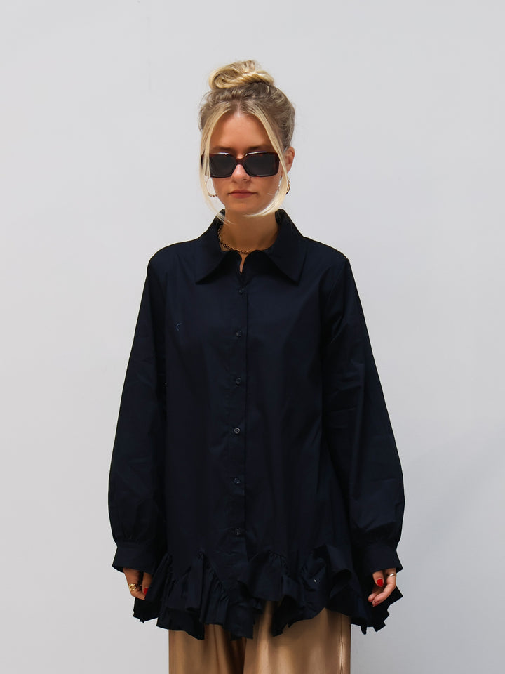 Bluse Linda blau