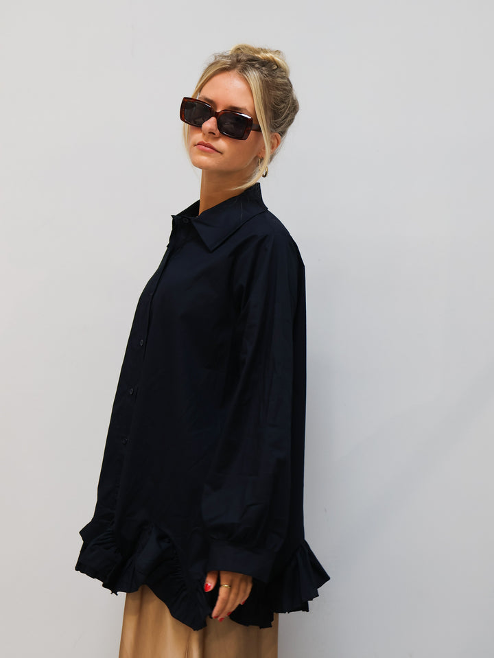 Bluse Linda blau