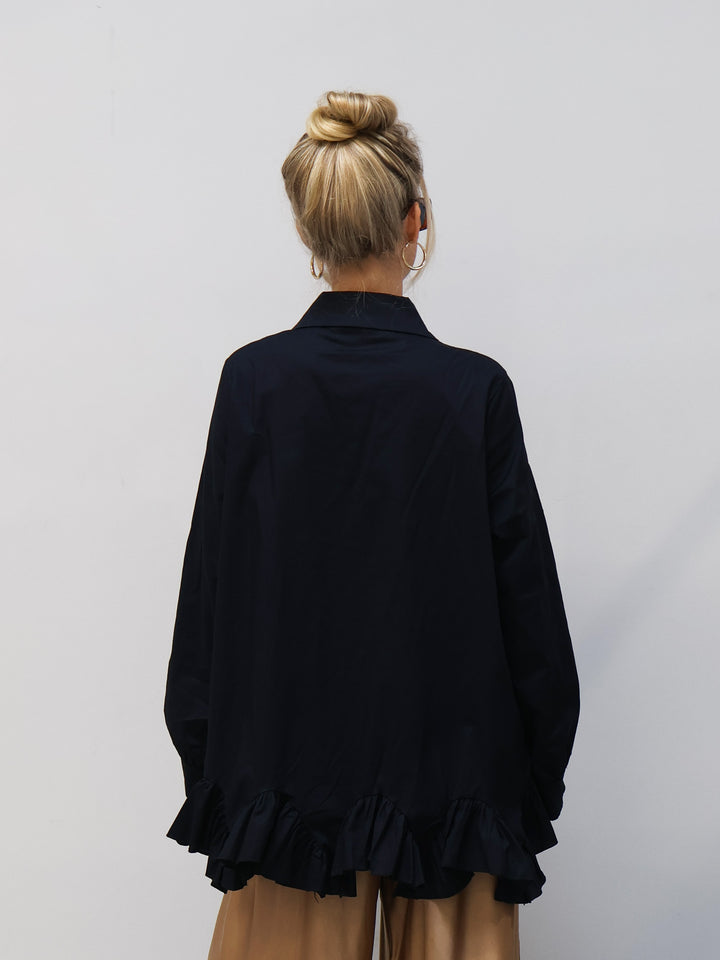 Bluse Linda blau