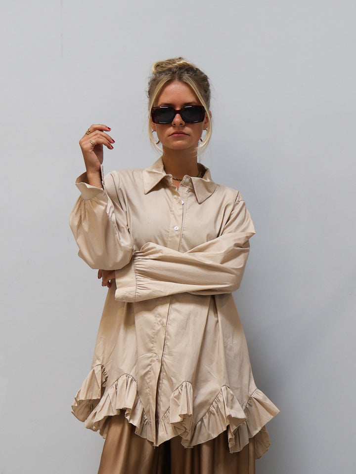 Bluse Linda beige