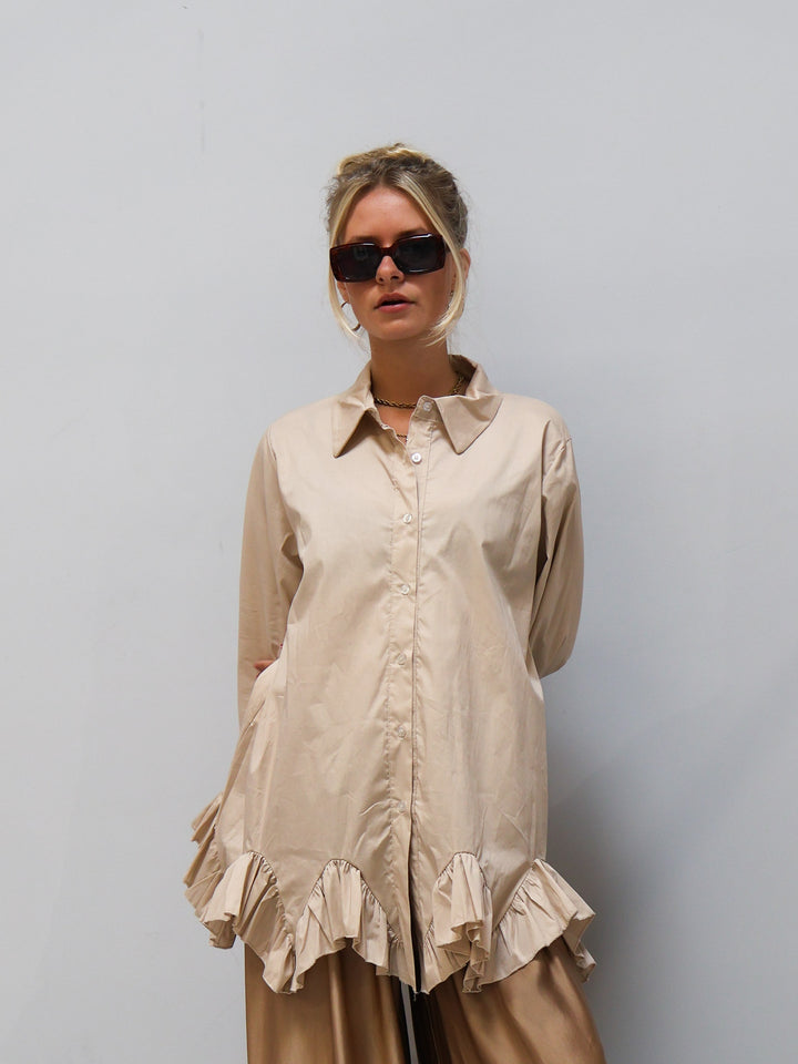 Bluse Linda beige