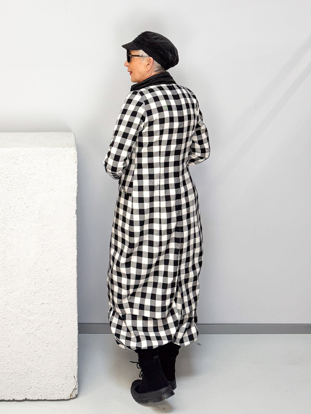 Frackmantel Karo-Design