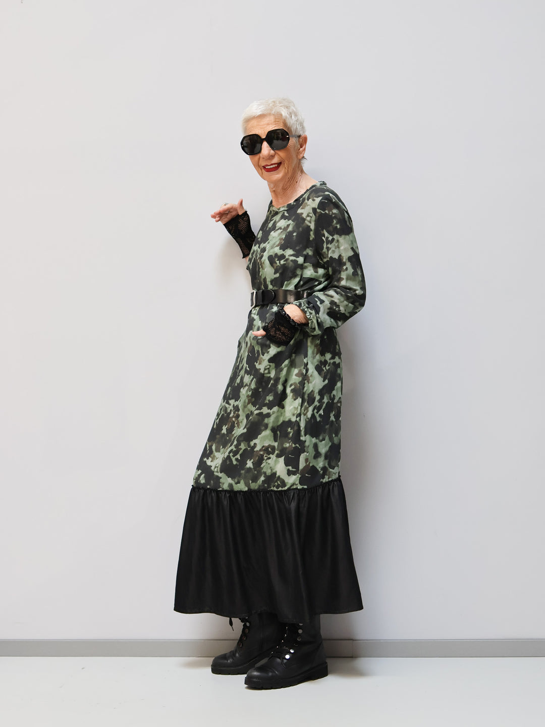 Kleid in Camouflage