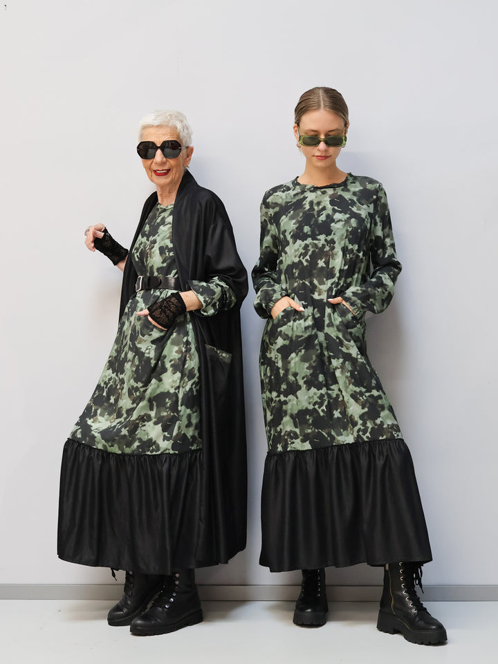 Kleid in Camouflage