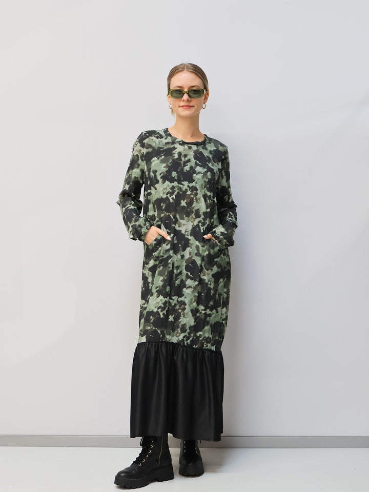 Kleid in Camouflage
