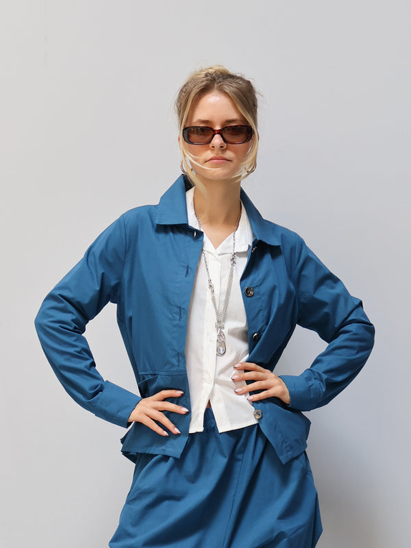 Jacke kurz Blau