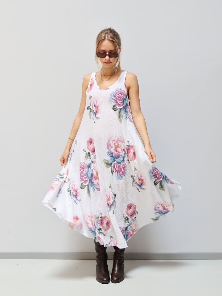 Kleid Rosen weiß