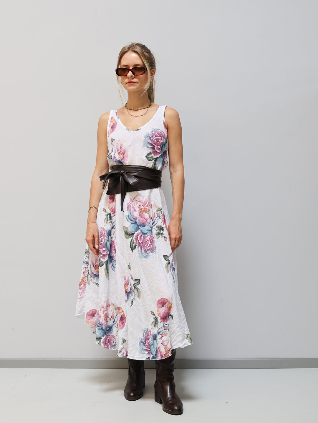 Kleid Rosen weiß