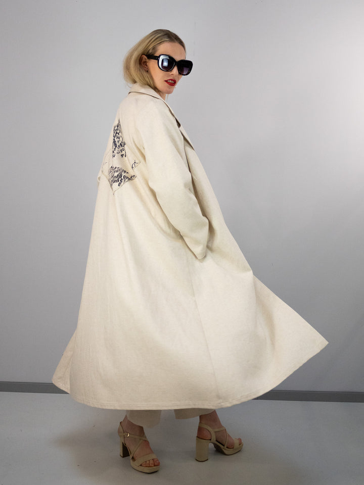 Mantel Leinen