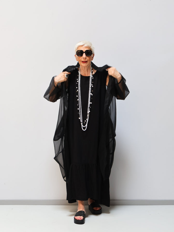 Kleid mit Volant