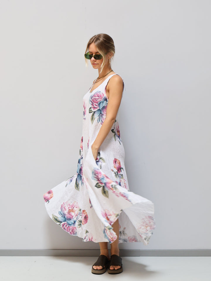 Kleid Rosen weiß