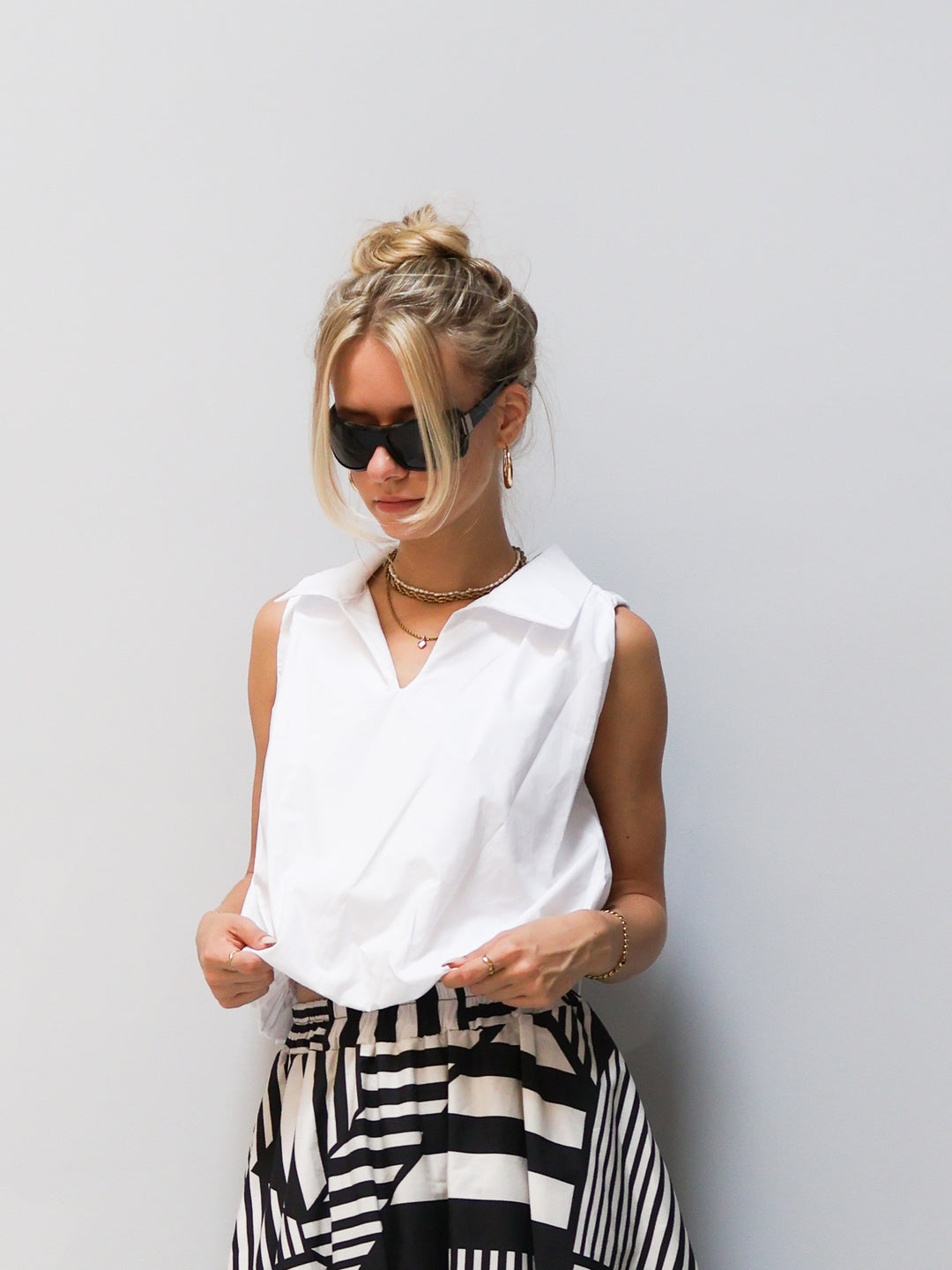Kurze Bluse