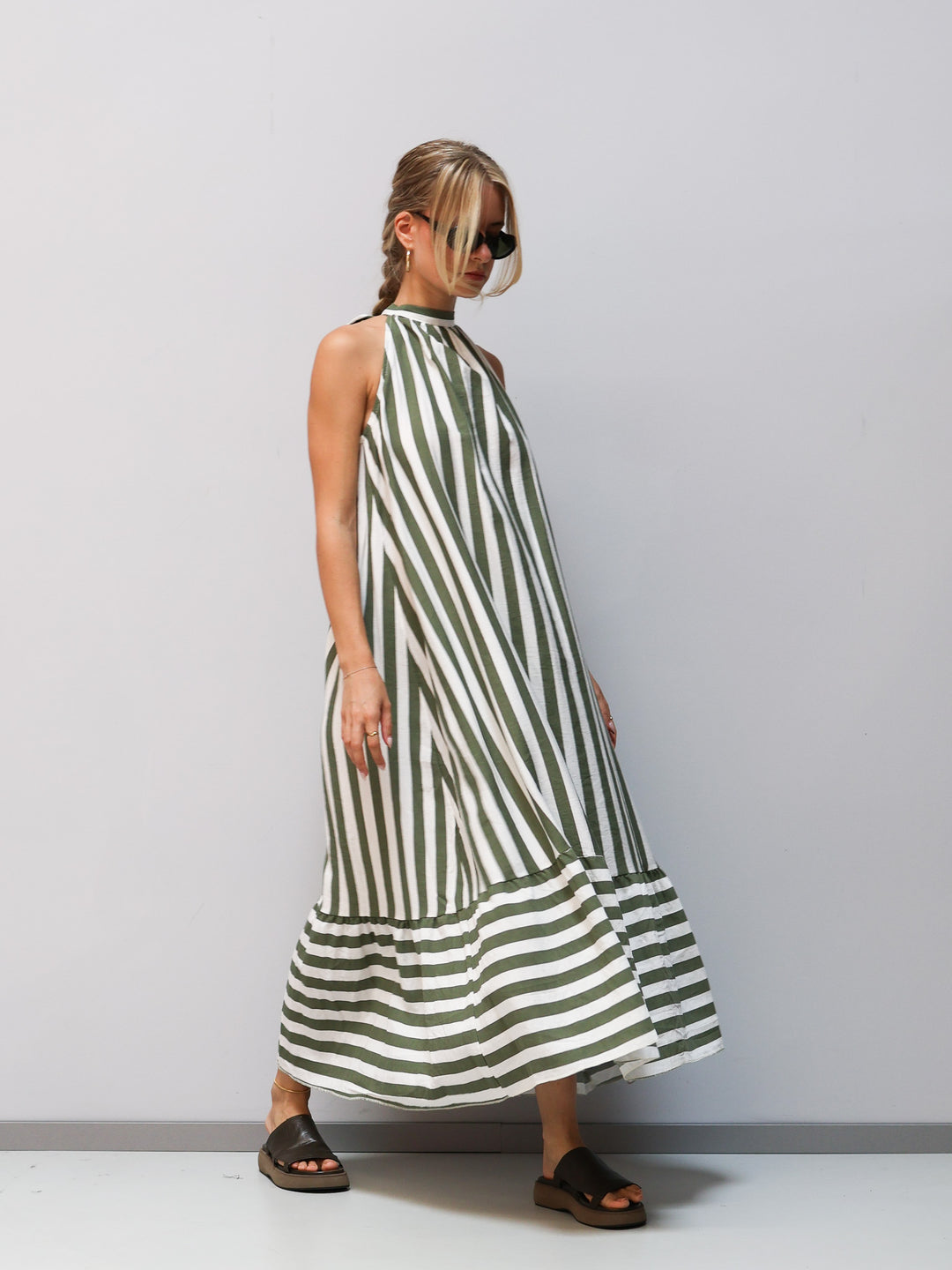 Kleid mit Streifen