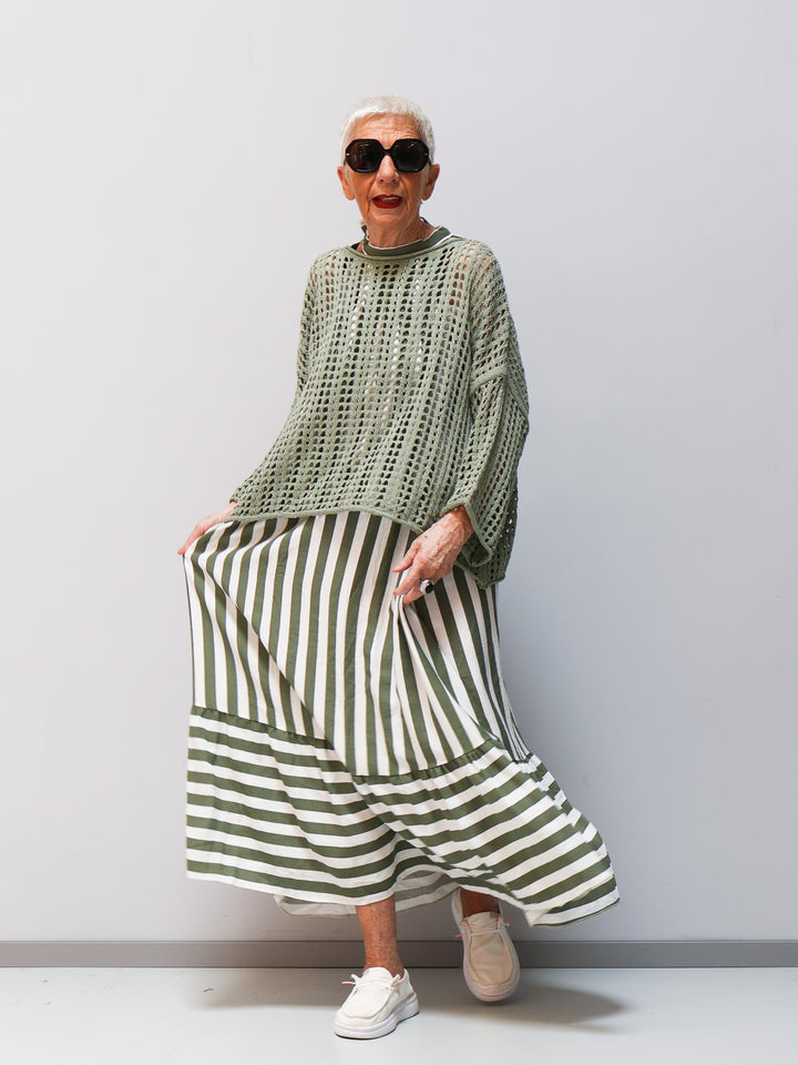 Kleid mit Streifen