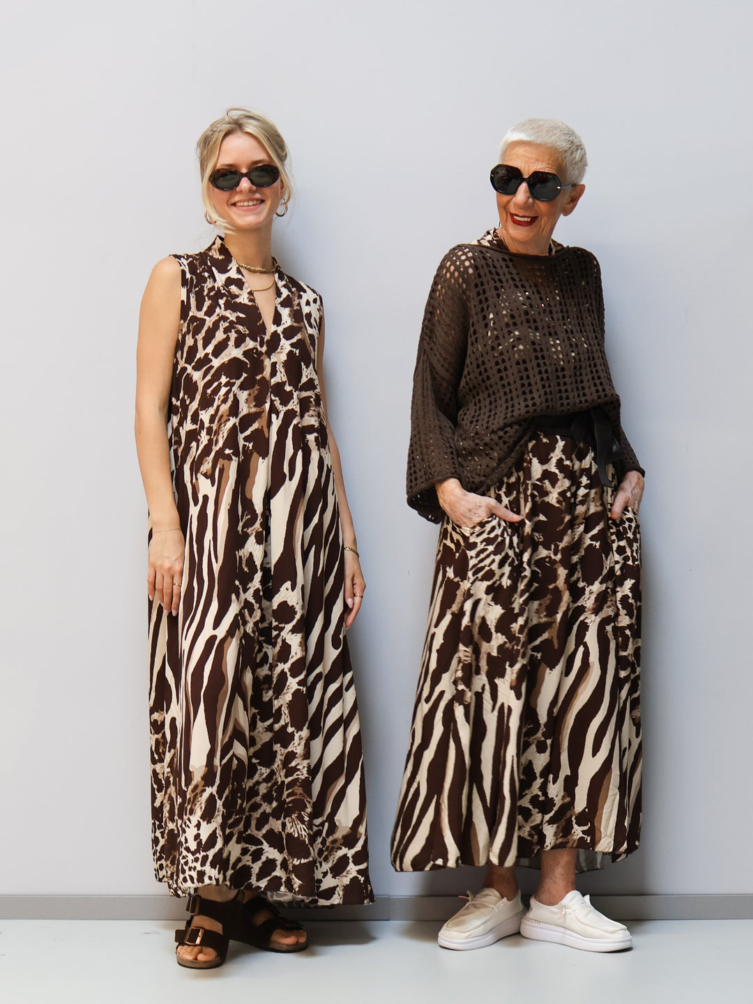 Kleid Leoparden Muster