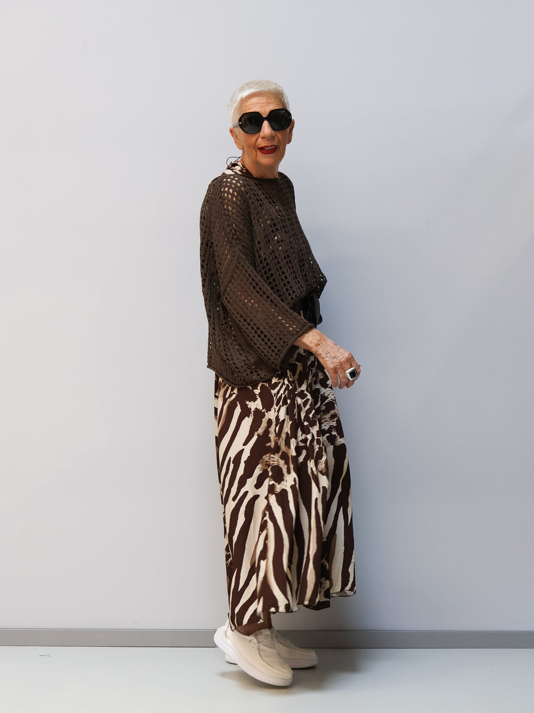 Kleid Leoparden Muster