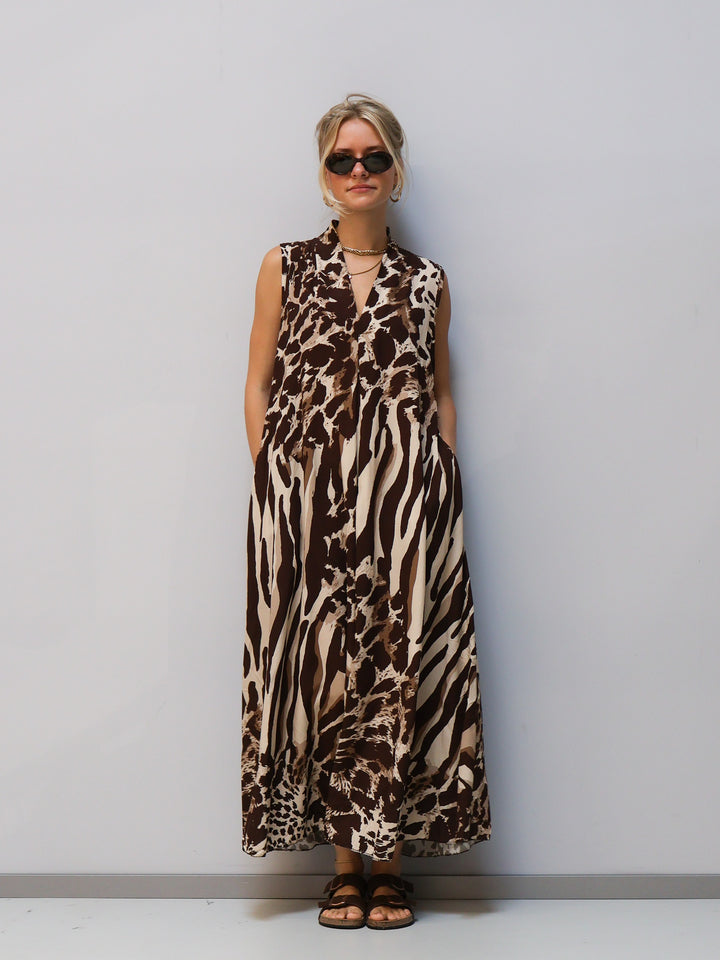 Kleid Leoparden Muster