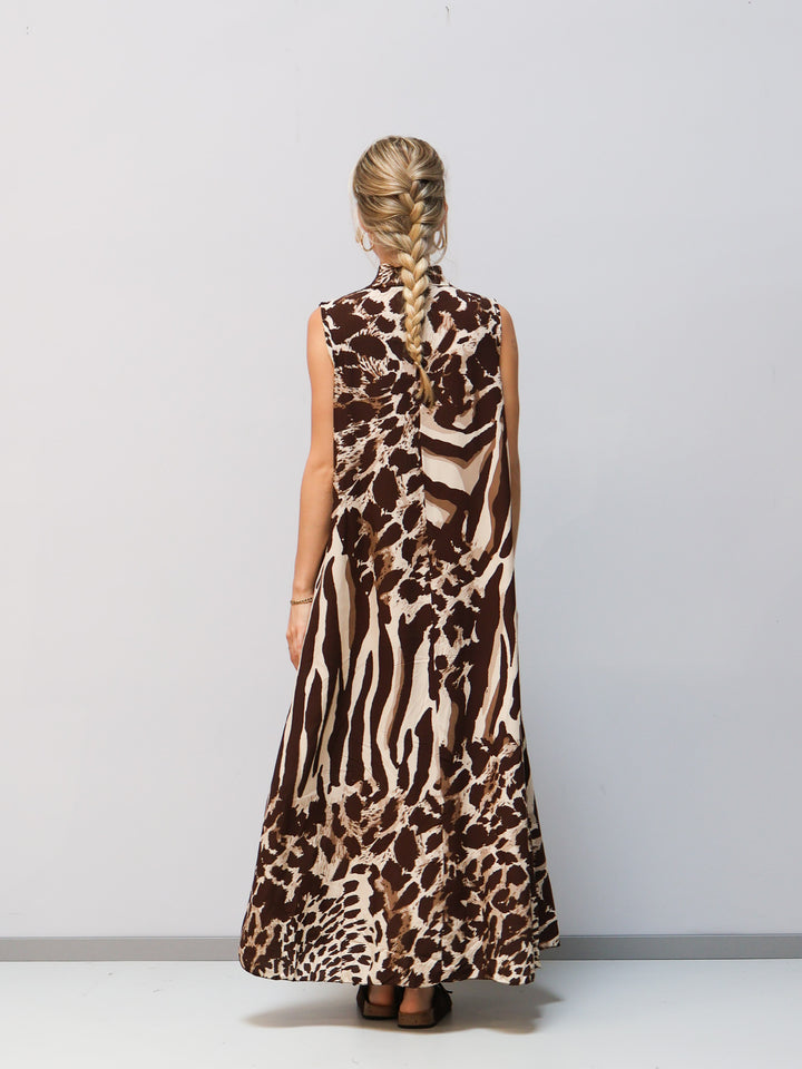 Kleid Leoparden Muster