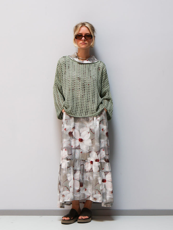 Kleid mit Volant
