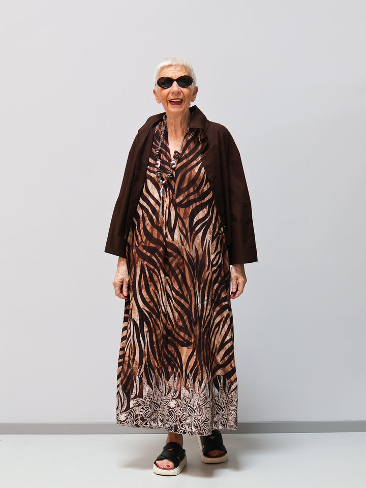 Kleid Tigermuster