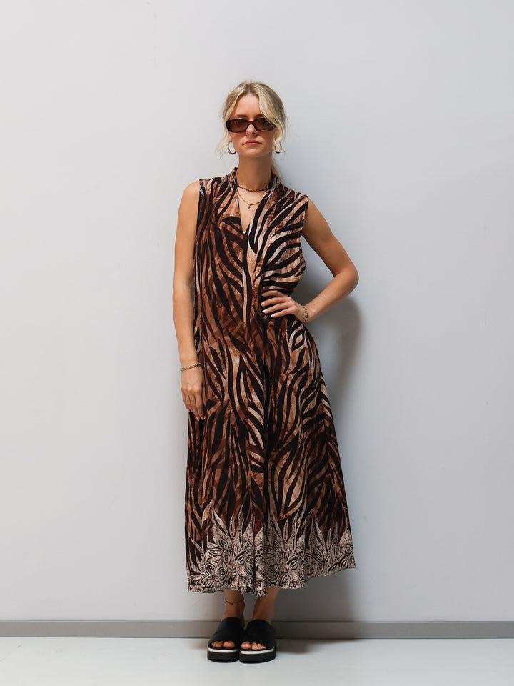 Kleid Tigermuster