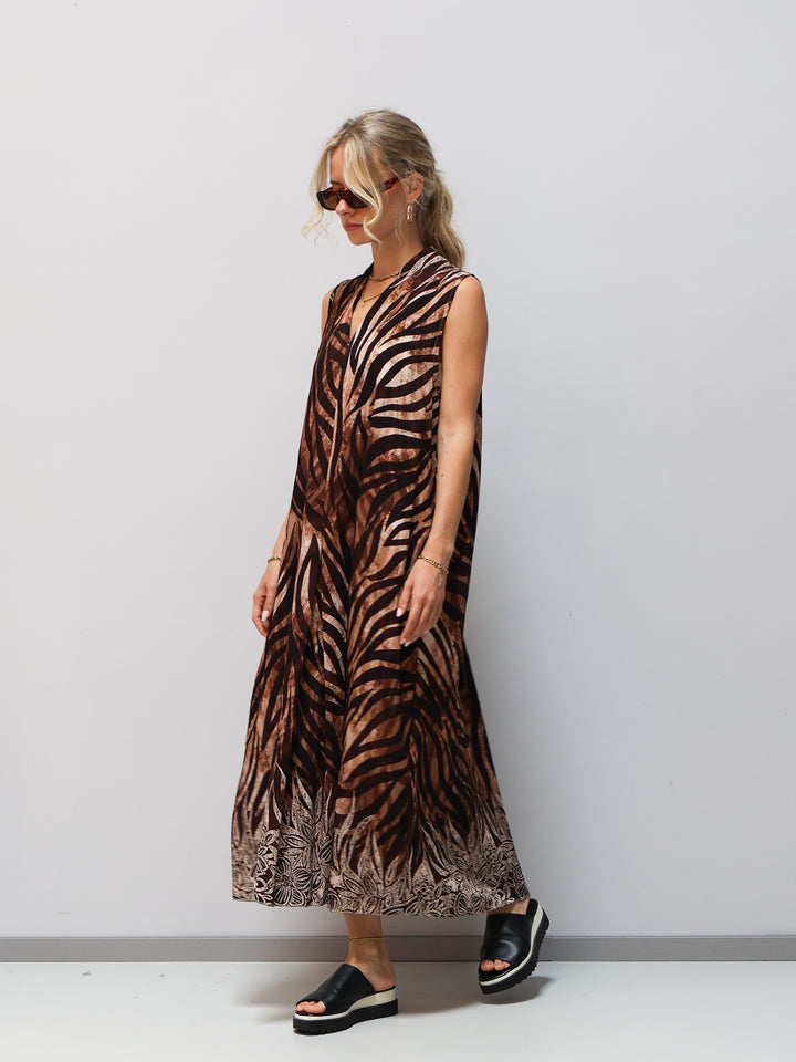 Kleid Tigermuster