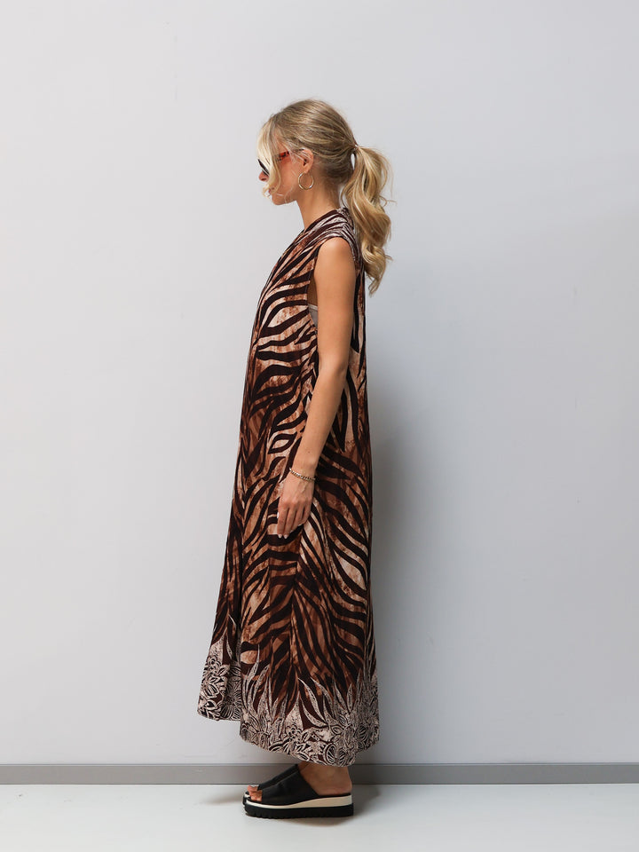 Kleid Tigermuster