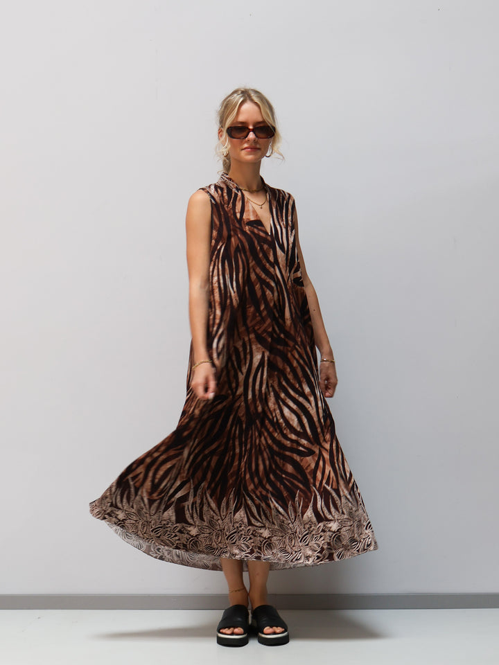 Kleid Tigermuster