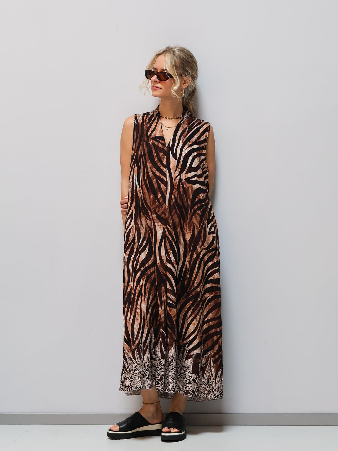 Kleid Tigermuster