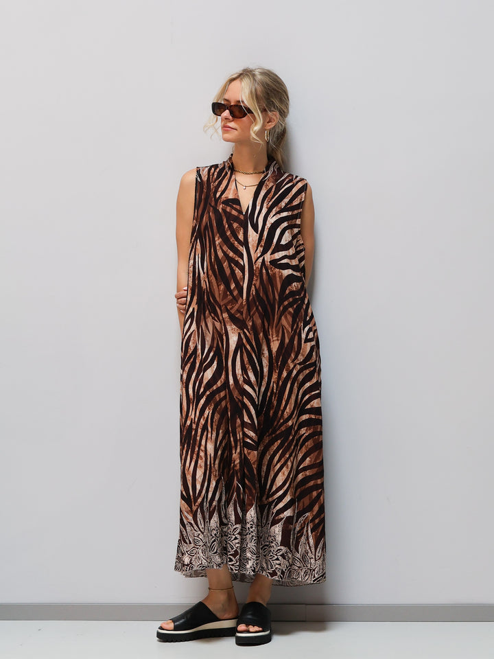 Kleid Tigermuster