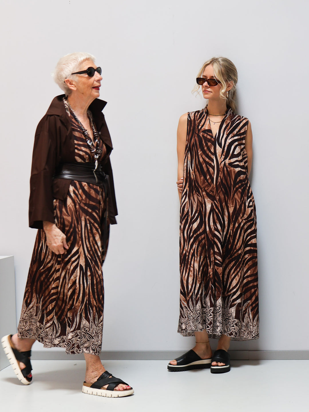 Kleid Tigermuster