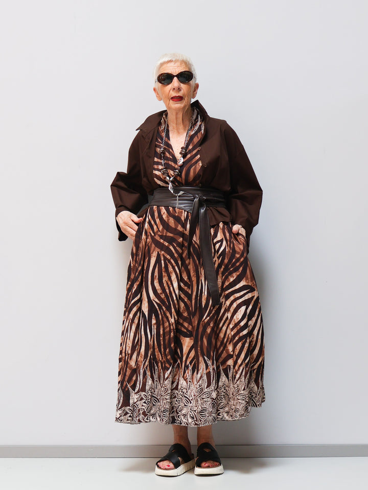 Kleid Tigermuster