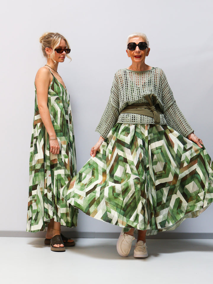 Kleid grün
