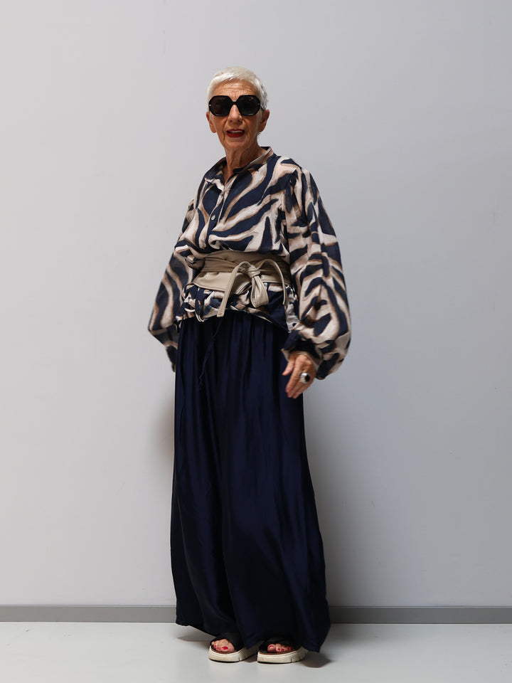 Bluse Blau