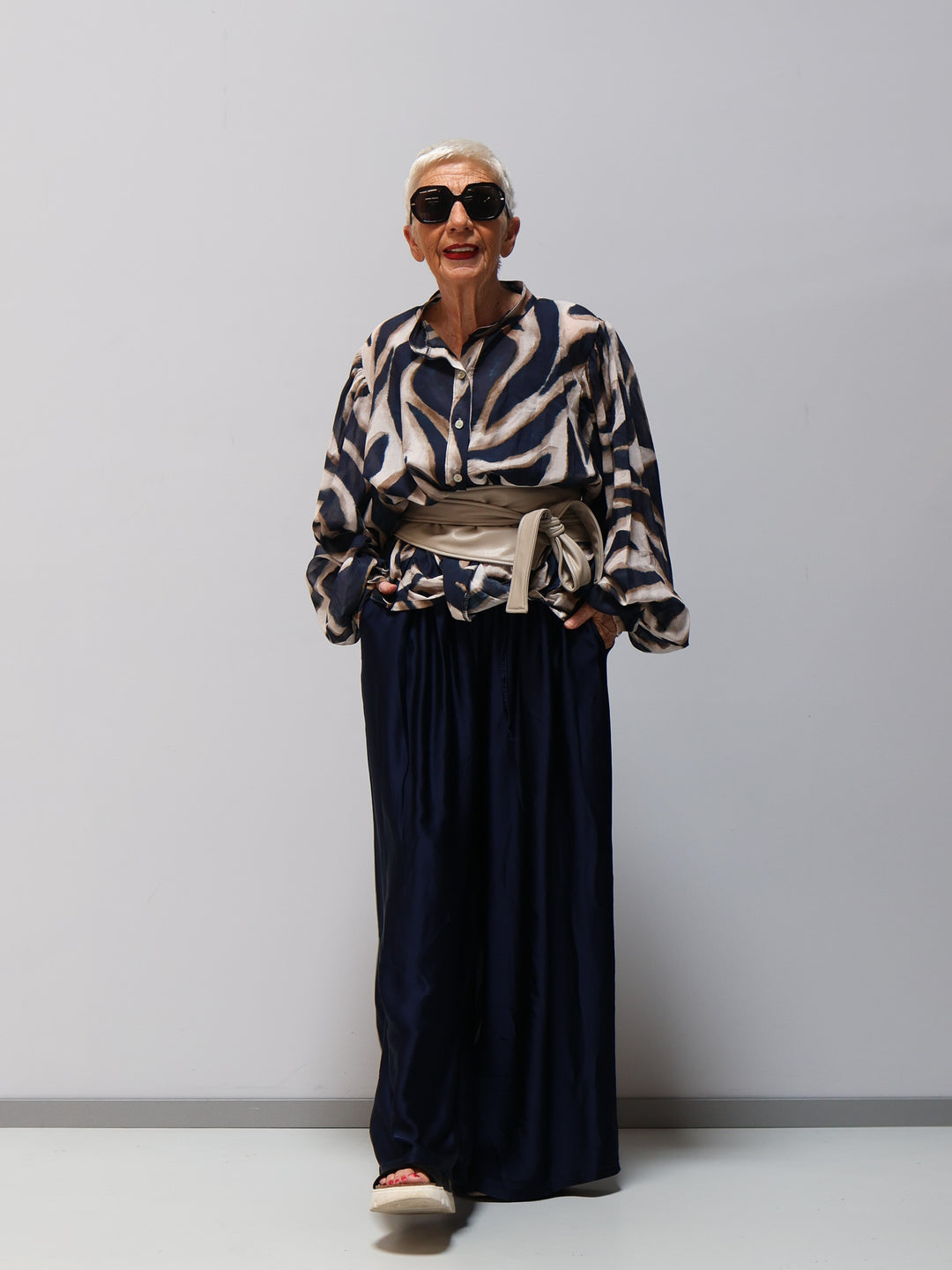 Bluse Blau
