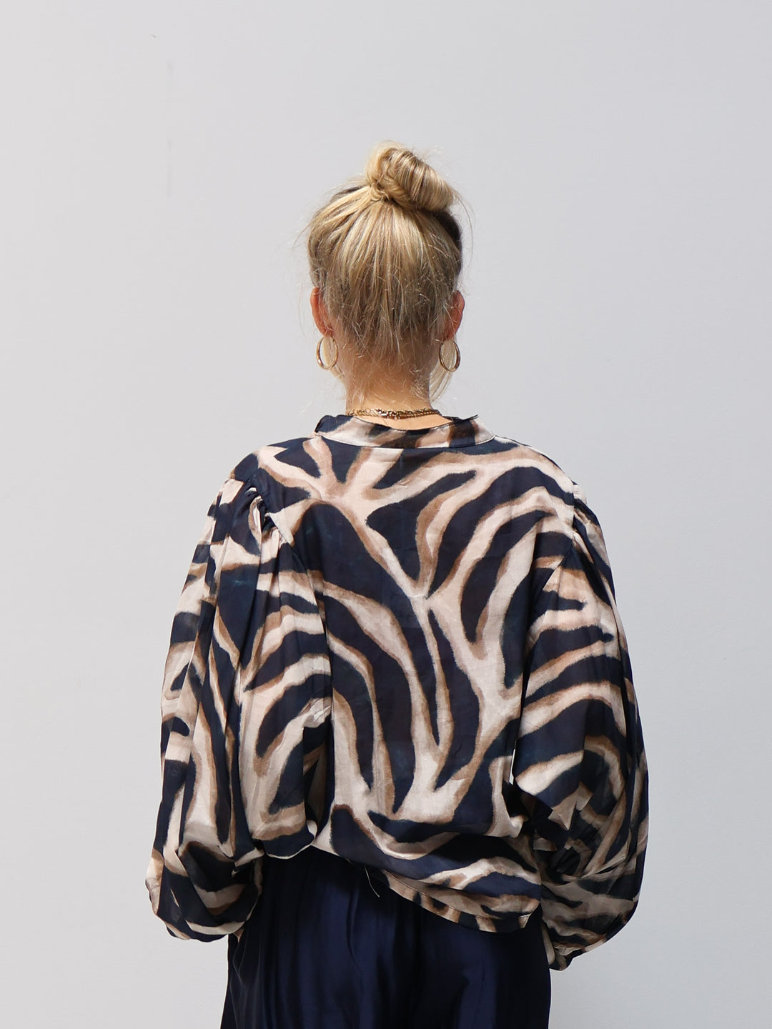 Bluse Blau