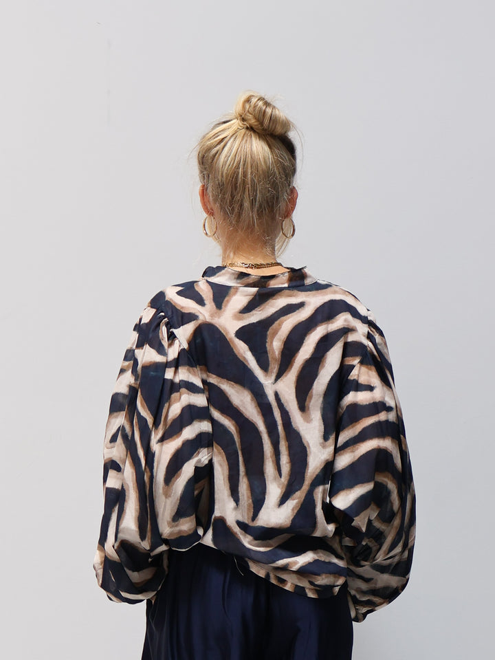 Bluse Blau