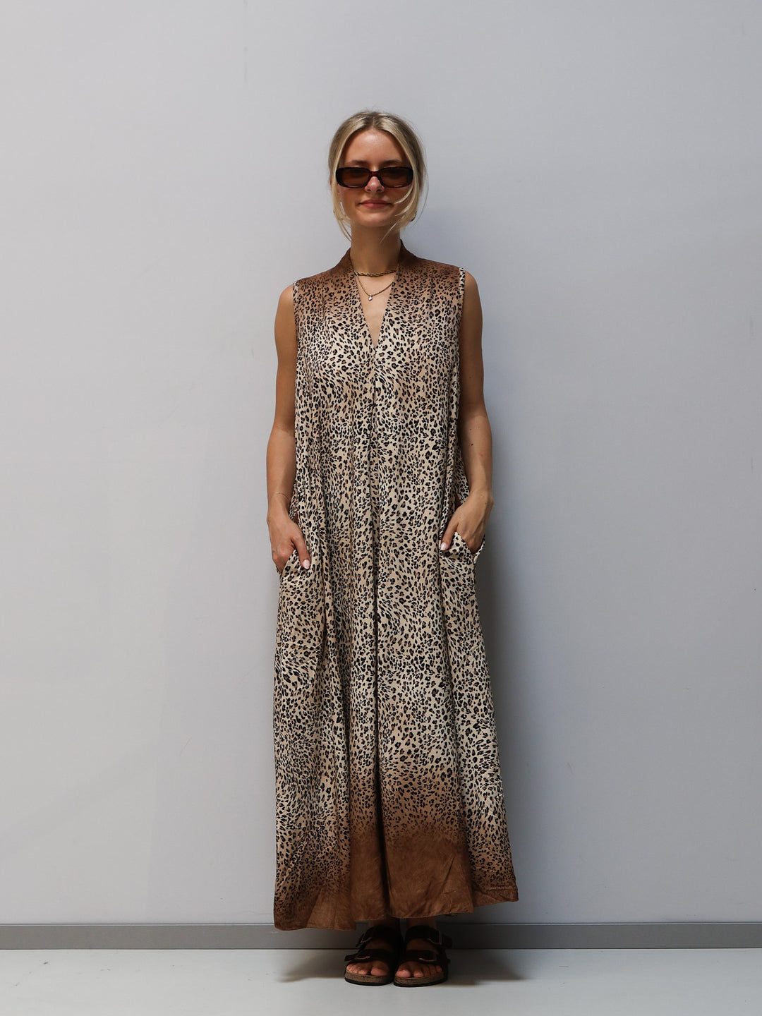 Kleid Leoparden Muster