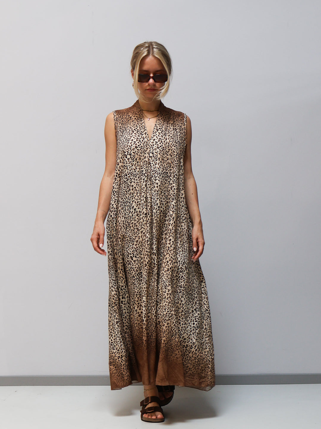 Kleid Leoparden Muster