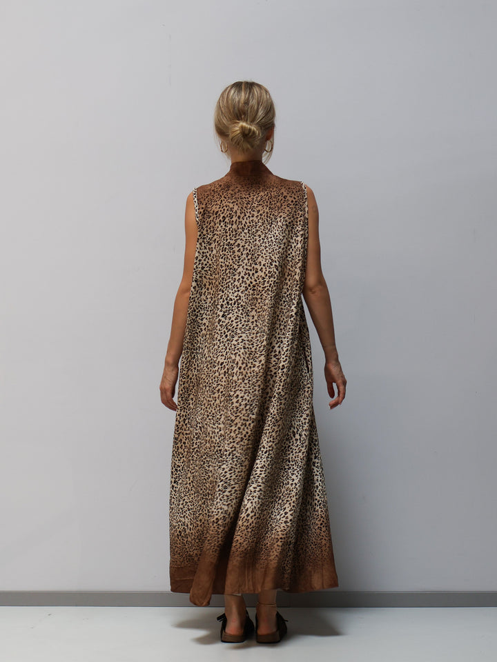 Kleid Leoparden Muster