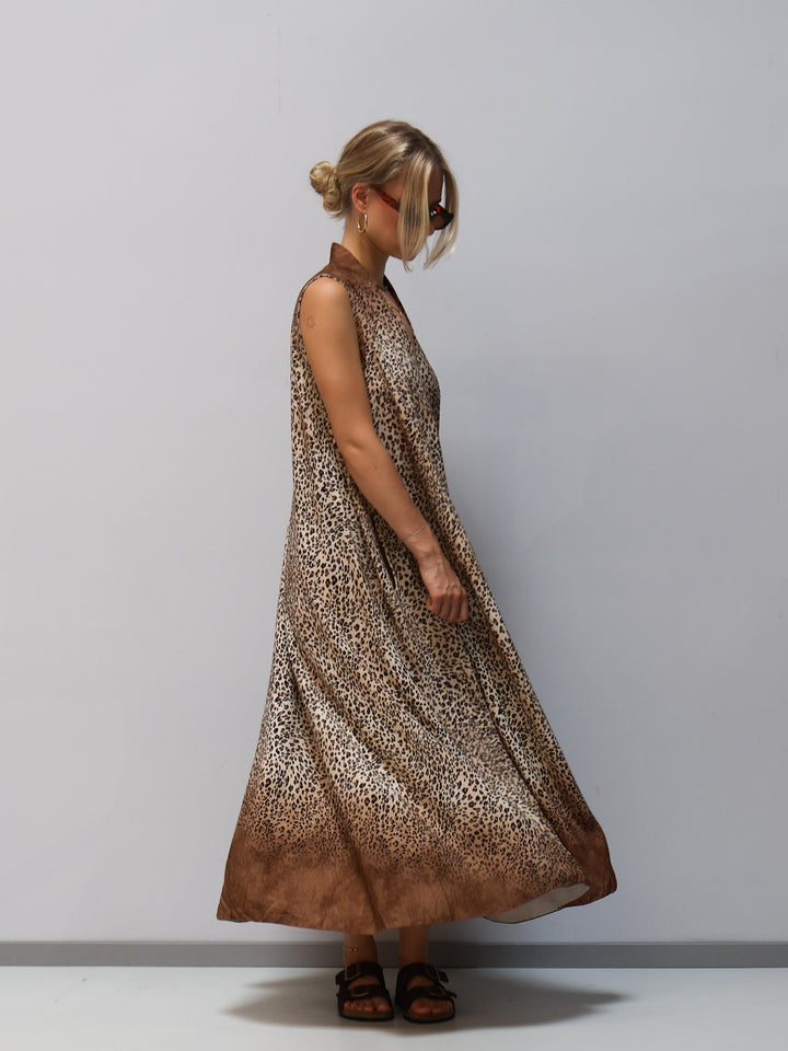Kleid Leoparden Muster